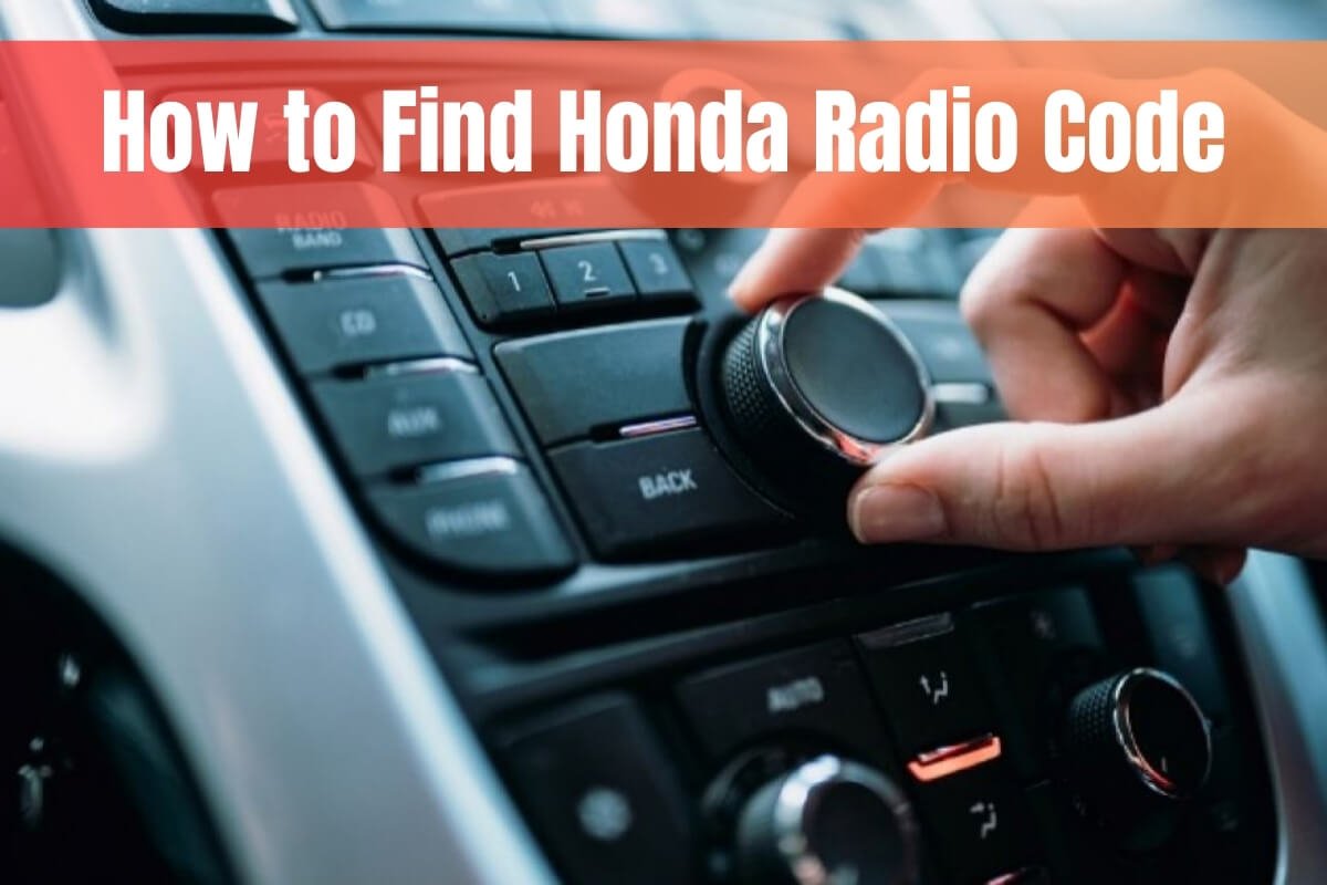 How to Find Honda Radio Code