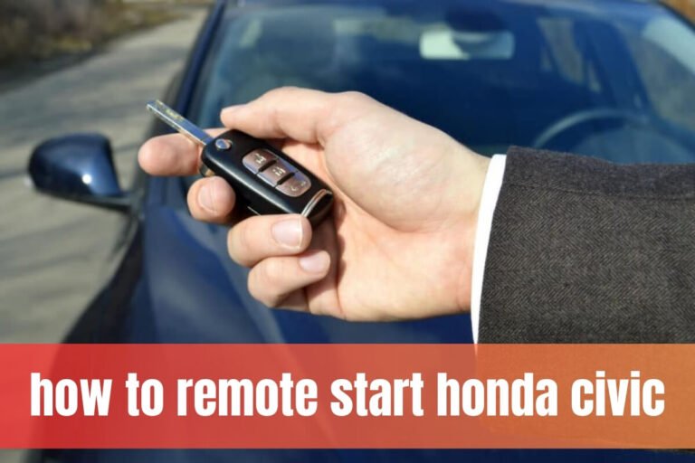 how to remote start honda civic