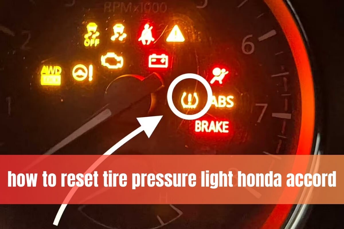 how to reset tire pressure light honda accord