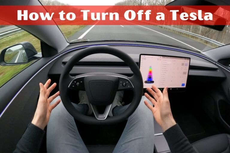 How to Turn Off a Tesla