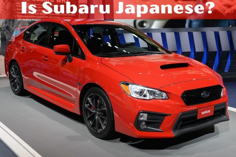 Is Subaru Japanese?