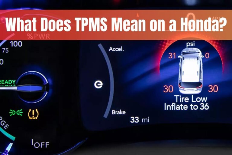 What Does TPMS Mean on a Honda?