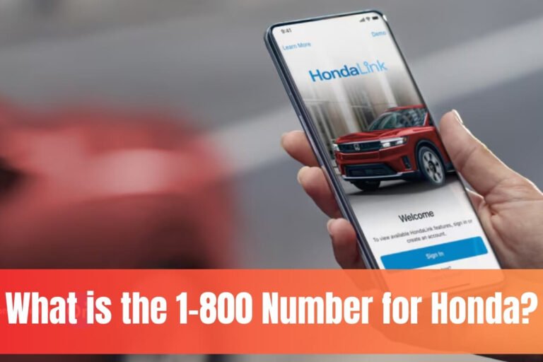 What is the 1-800 Number for Honda?