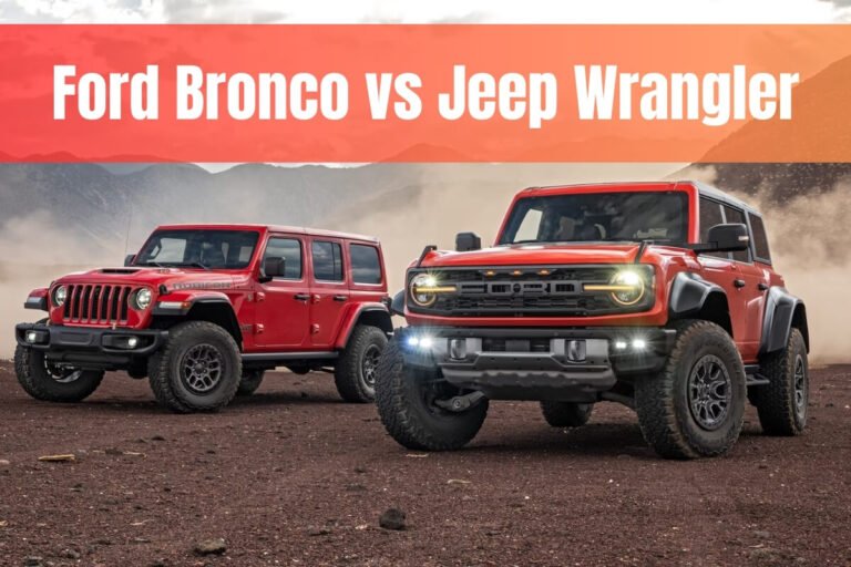 Ford Bronco vs Jeep Wrangler