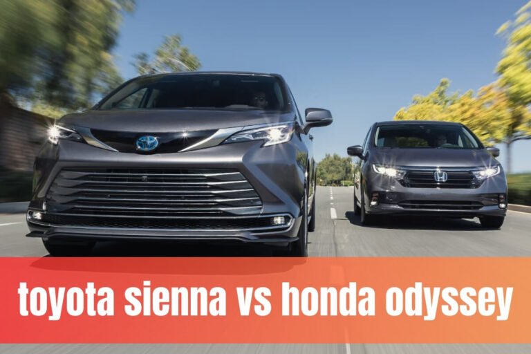 toyota sienna vs honda odyssey